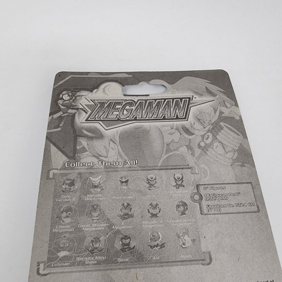 2004 MegaMan Jazwares Mini Action Figure Capcom Napalm Bomb Megaman 3 inch - Picture 8 of 8